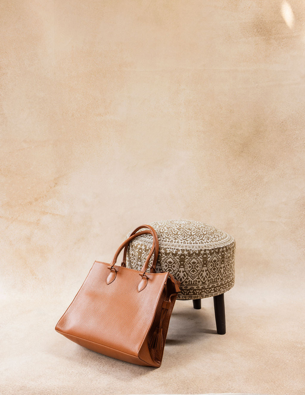 Leather Tote Bag for Women – Tan Brown