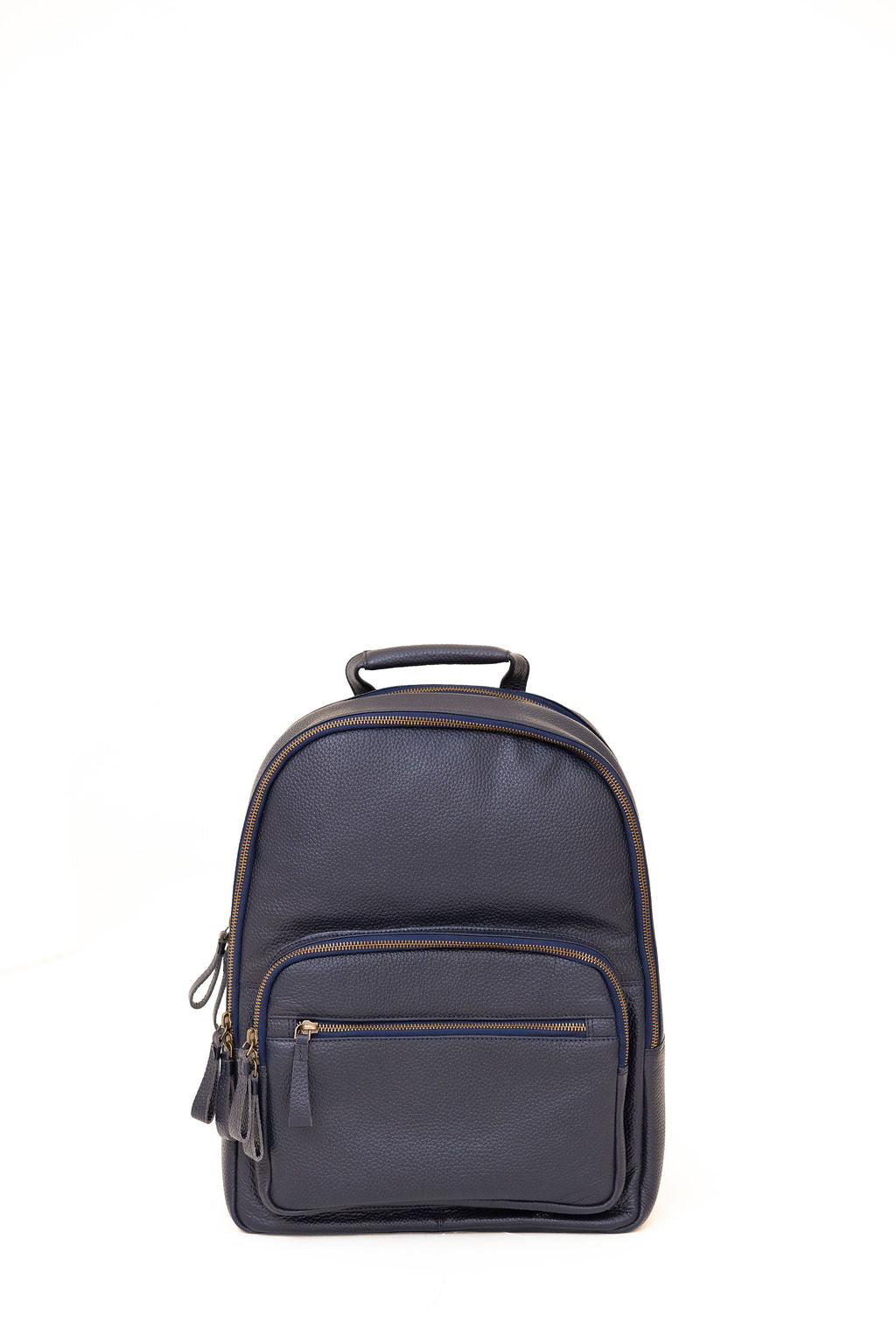 Rare Breed Nomad Leather Backpack (Midnight Blue)