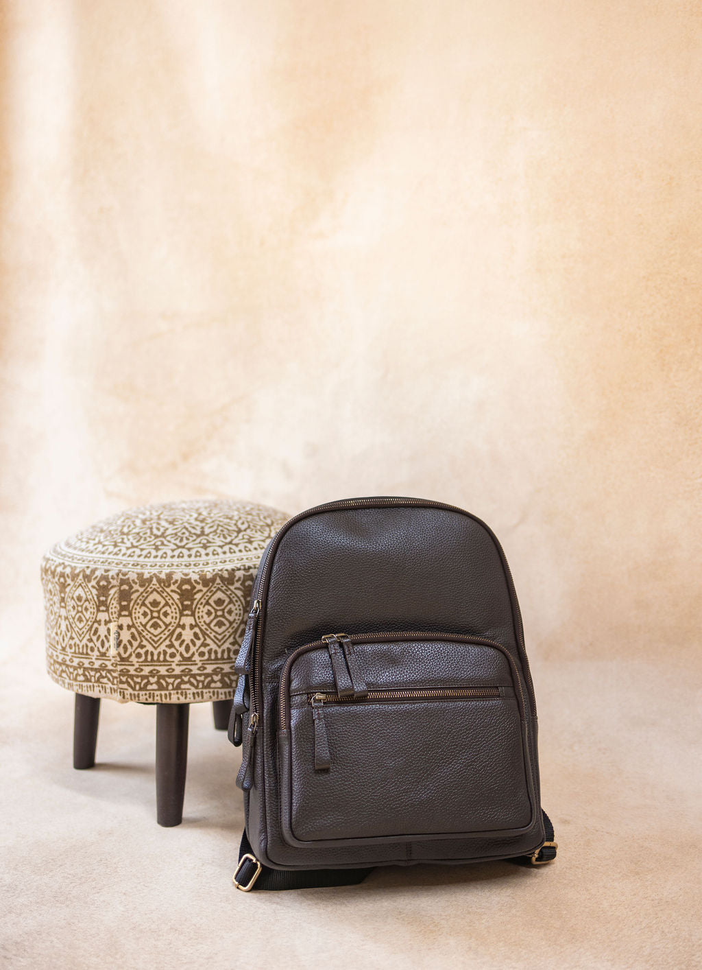 Rare Breed Heritage Leather Backpack brown – main product cover shot